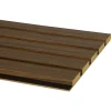 Kleurstaal lattenwand Decowall Essential walnoot 25x30cm