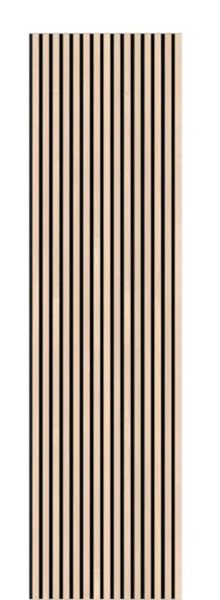Kleurstaal lattenwand essen 20x30 cm