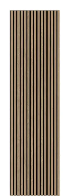 Kleurstaal lattenwand geolied eiken 20x30 cm
