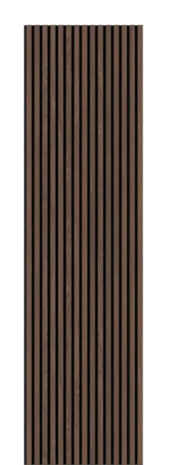 Kleurstaal lattenwand gerookt eiken 20x30 cm