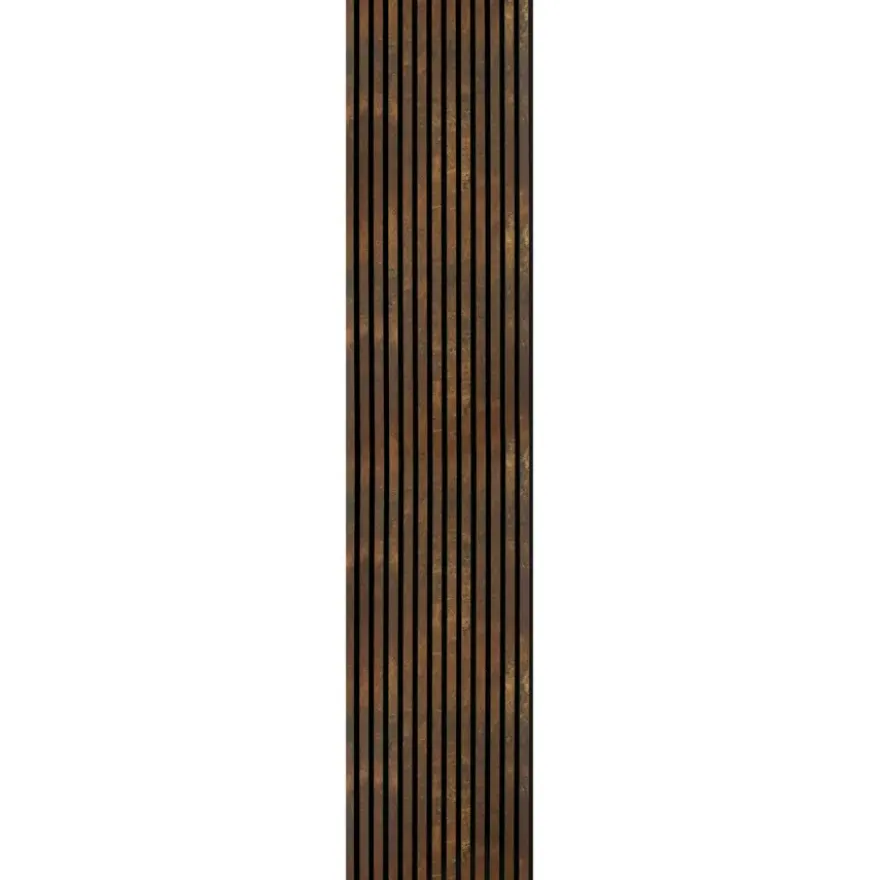 Kleurstaal lattenwand roest 20x30cm