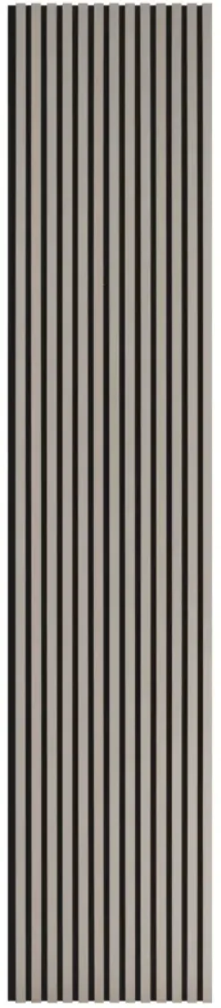 Kleurstaal lattenwand taupe 20 x 30 cm