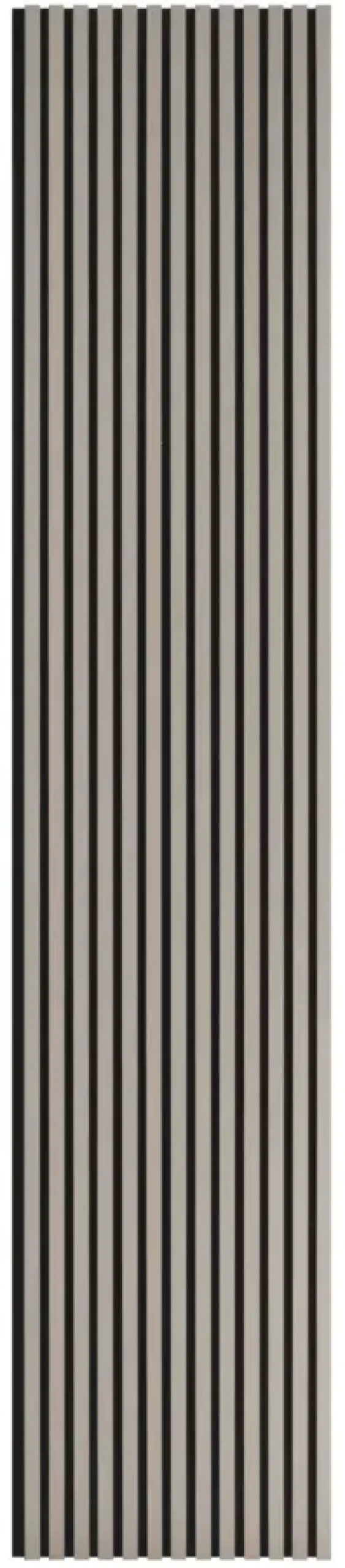 Kleurstaal lattenwand taupe 20 x 30 cm
