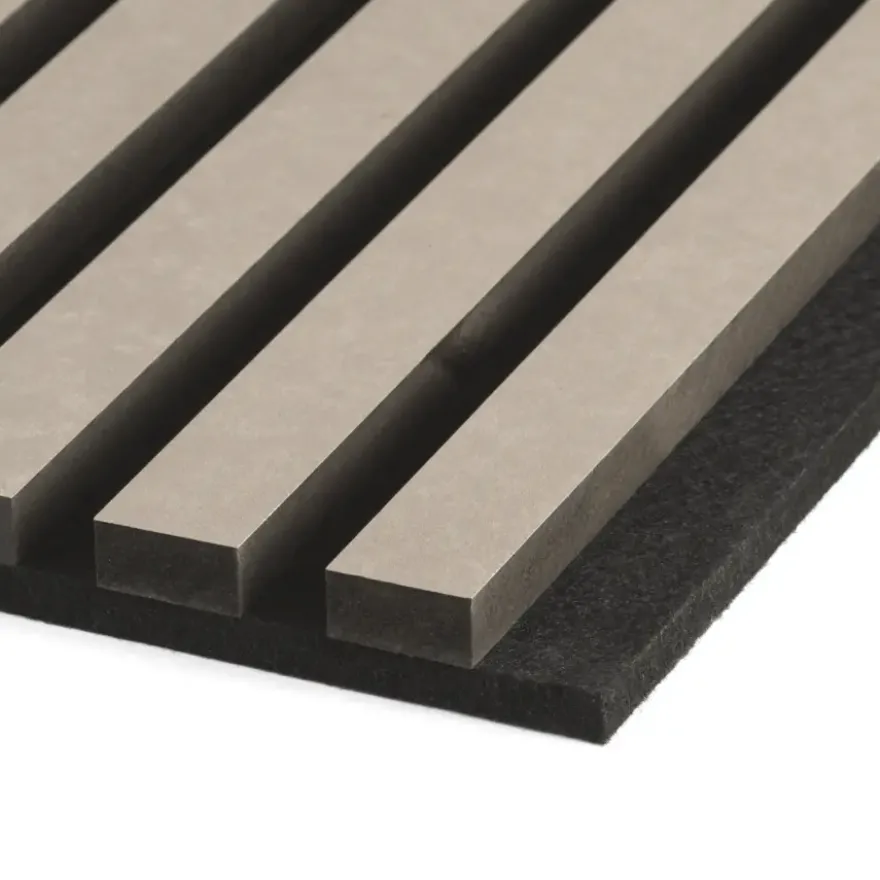 Kleurstaal lattenwand taupe 20 x 30 cm