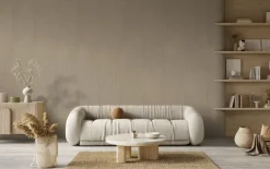 Kleurstaal lattenwand vilt taupe 20x30 cm