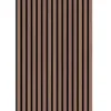 Kleurstaal lattenwand walnoot 20 x 30 cm