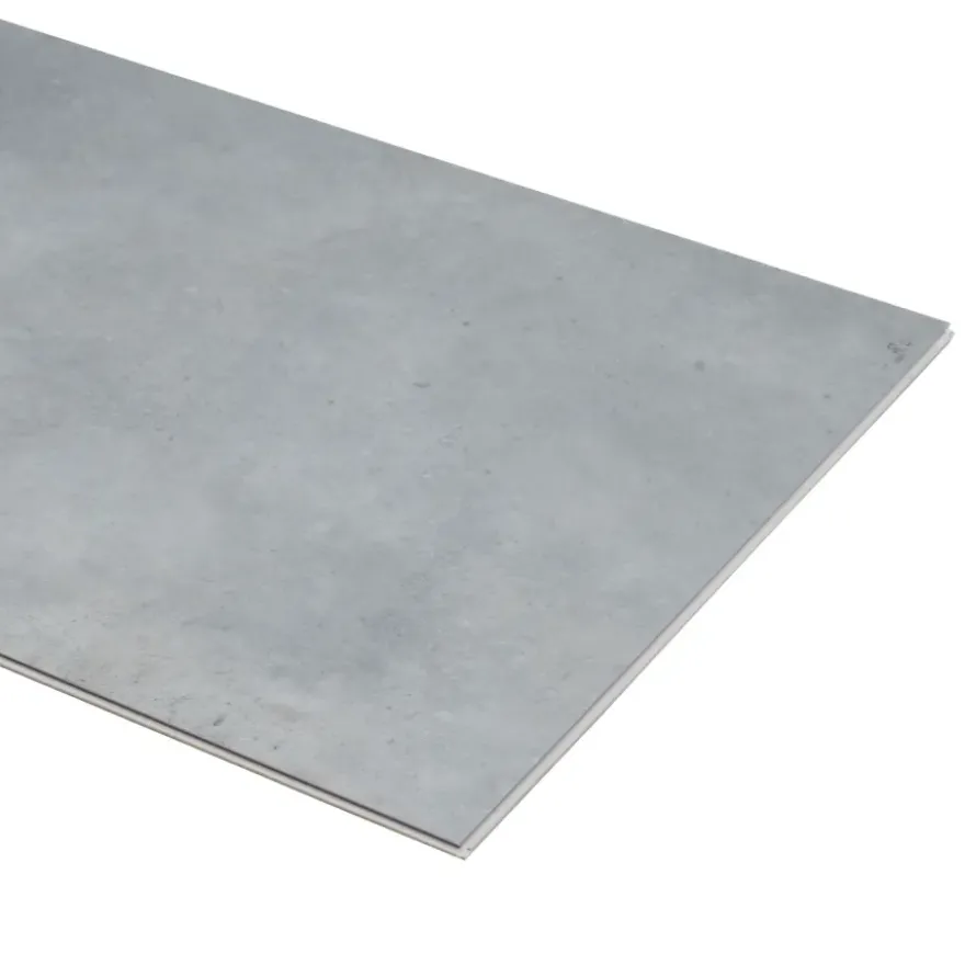 Kleurstaal Le Noir & Blanc click PVC Piastro tegel lichtgrijs betonlook
