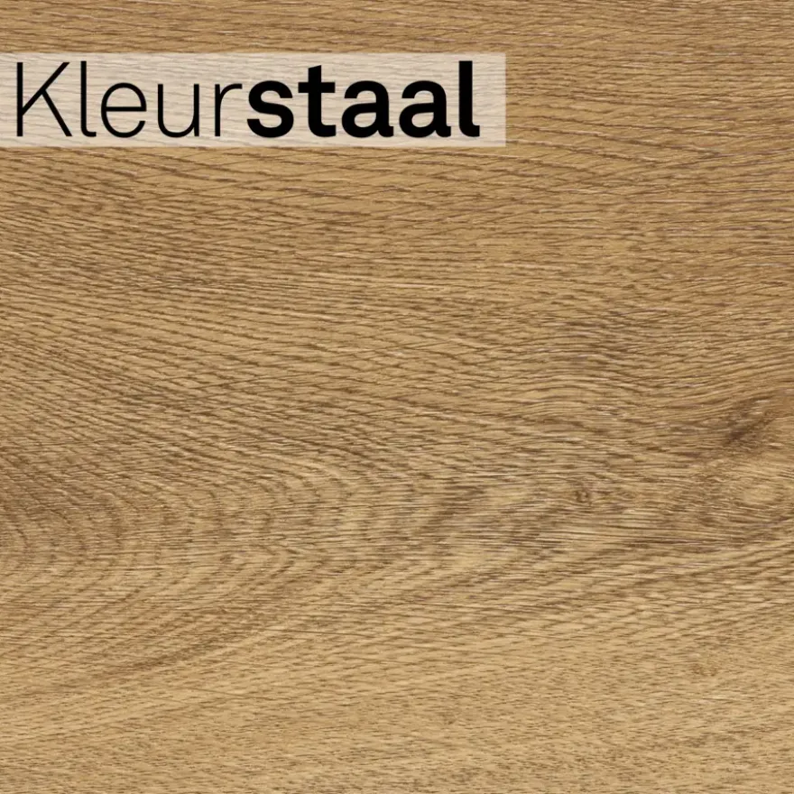 Kleurstaal Lundia click PVC Natuur Tone donkerbruin houtlook