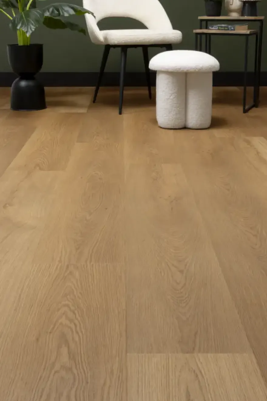 Kleurstaal Lundia click PVC Natuur Tone donkerbruin houtlook