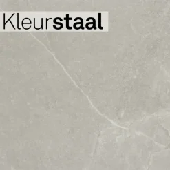 Kleurstaal Lundia click PVC Stoer Alvor lichtgrijs steenlook