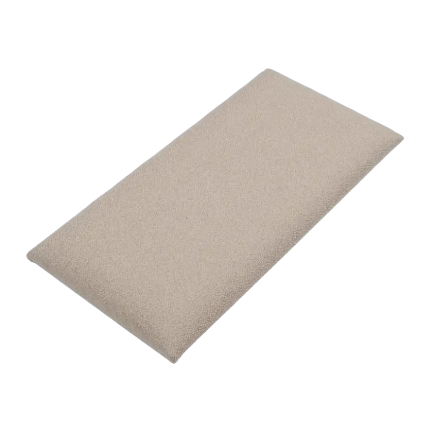 Kleurstaal wandkussen Boucle Taupe