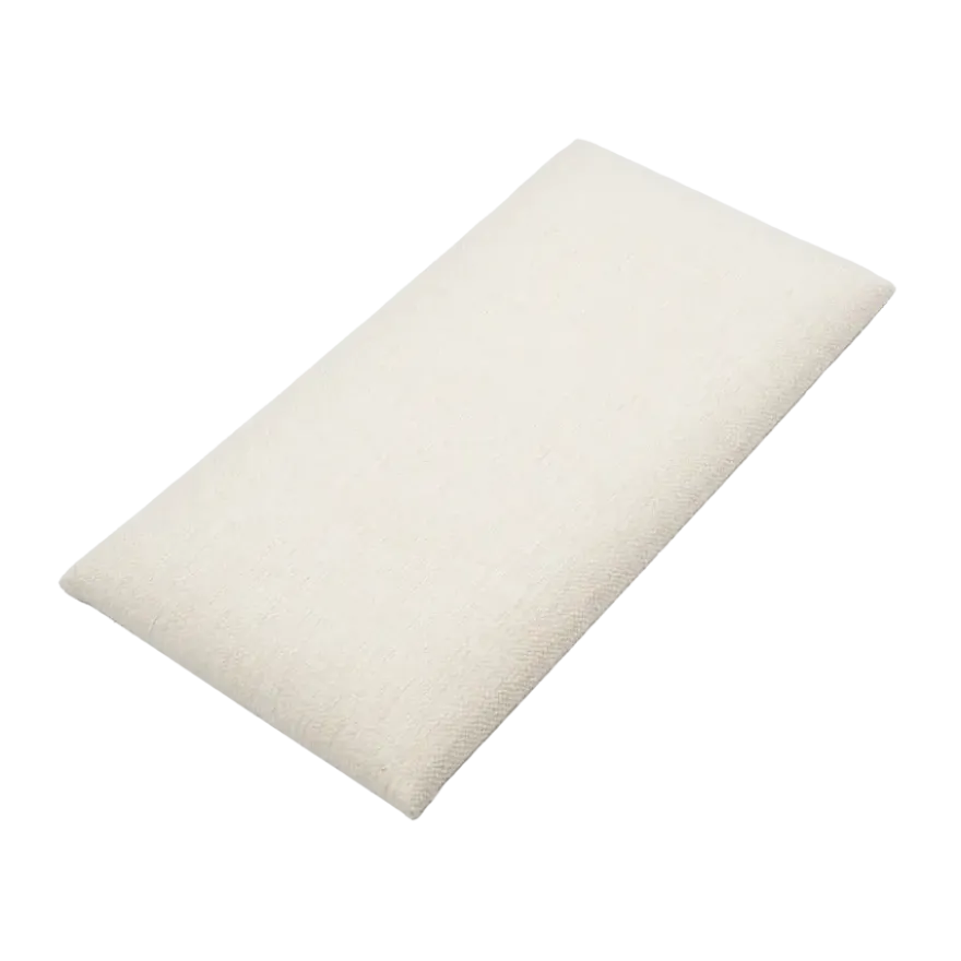 Kleurstaal wandkussen Boucle Crème