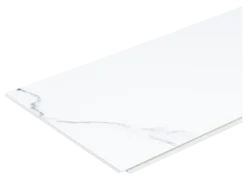 Kleurstaal wandtegel kunststof Allora wit marmer mat 20x30cm