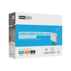 KlikAanKlikUit AWS-3500S mini inbouw schakelaar stopcontact