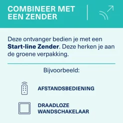KlikAanKlikUit Compacte Draadloze Schakelaar ACC-3500