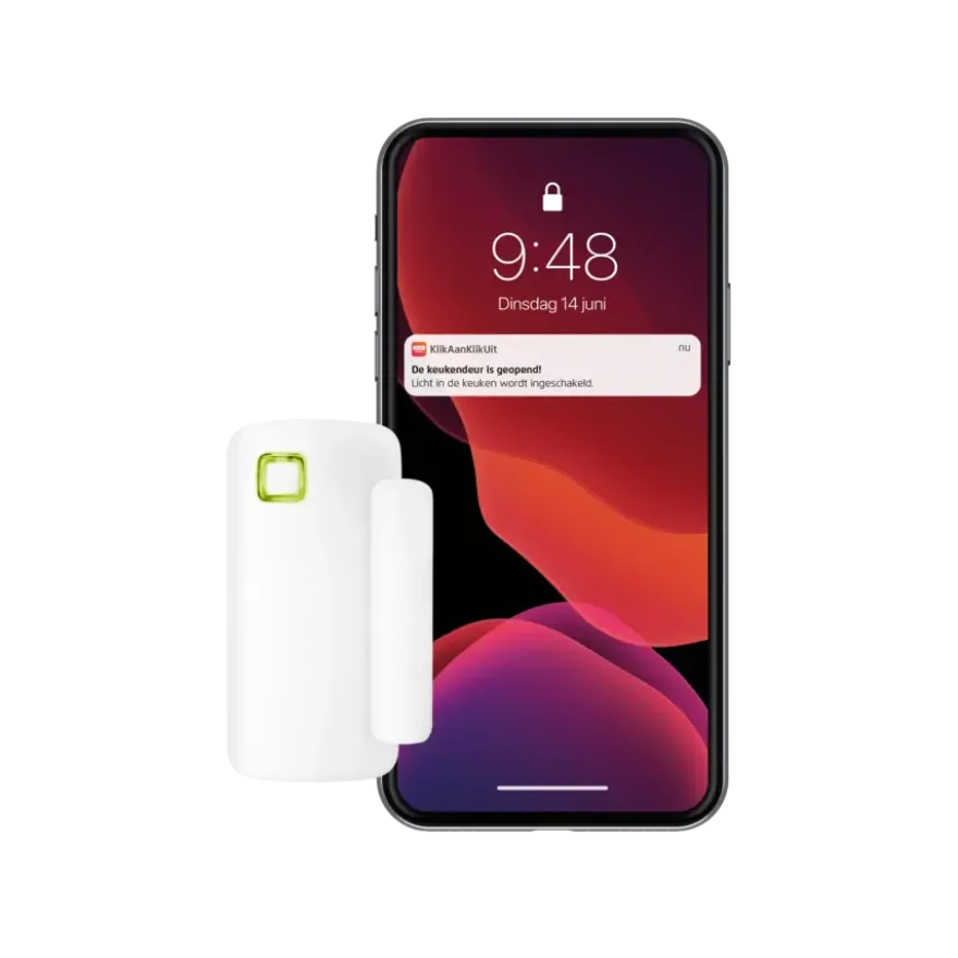 Klik Aan Klik Uit - Draadloze Contactsensor