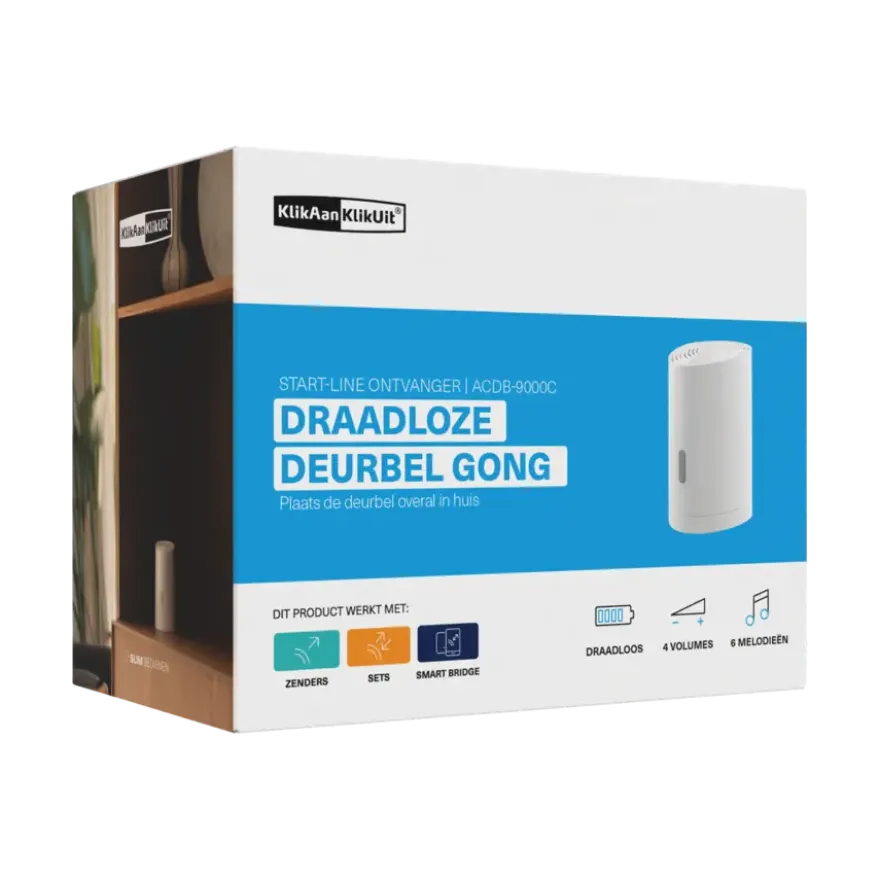 KlikAanKlikUit Mobiele draadloze deurbel ACDB-9000C