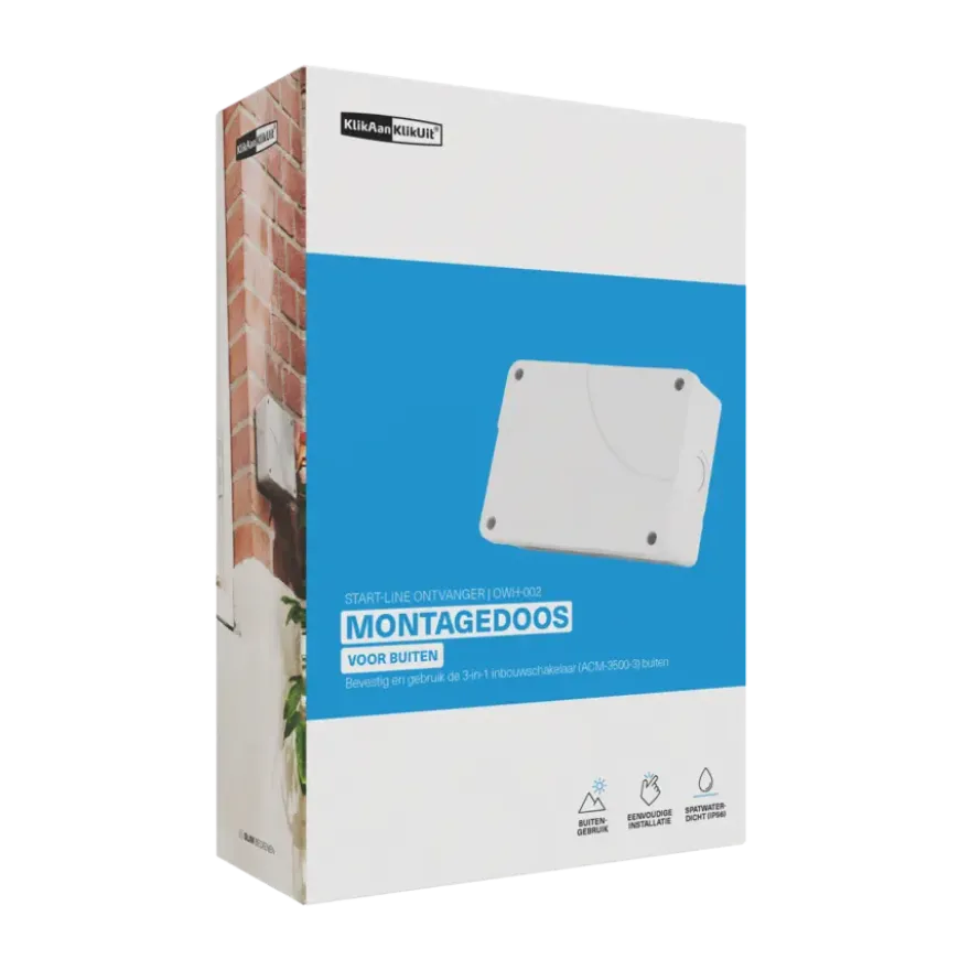 KlikAanKlikUit Montagedoos OWH-002 ACM3500-3 Spatwaterdicht