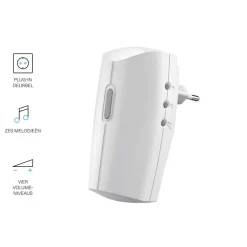 KlikAanKlikUit Plug-in draadloze deurbel ACDB-8000C