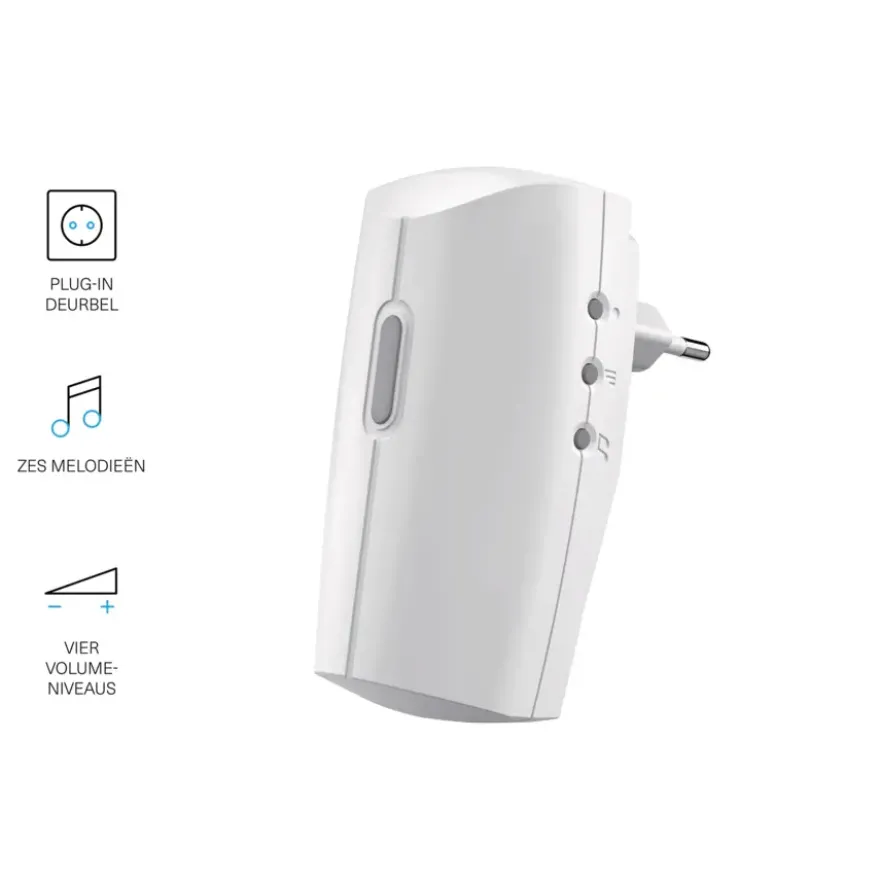 KlikAanKlikUit Plug-in draadloze deurbel ACDB-8000C