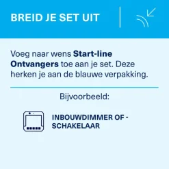 KlikAanKlikUit schakelset APC3-2300R afstandsbediening en 3x stekkerdoos schakelaars