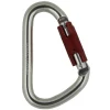 Klimkarabijn met draai veerborging 120x75mm extra sterk aluminium BL<2000kg