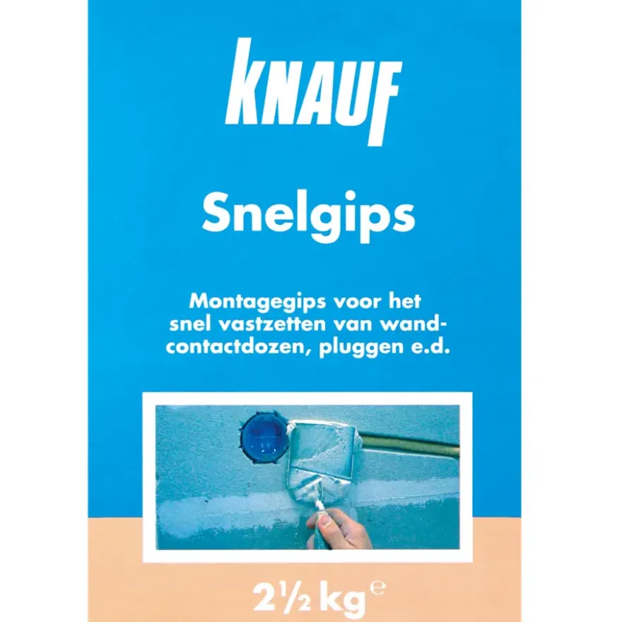 Knauf snelgips 2,5 kg