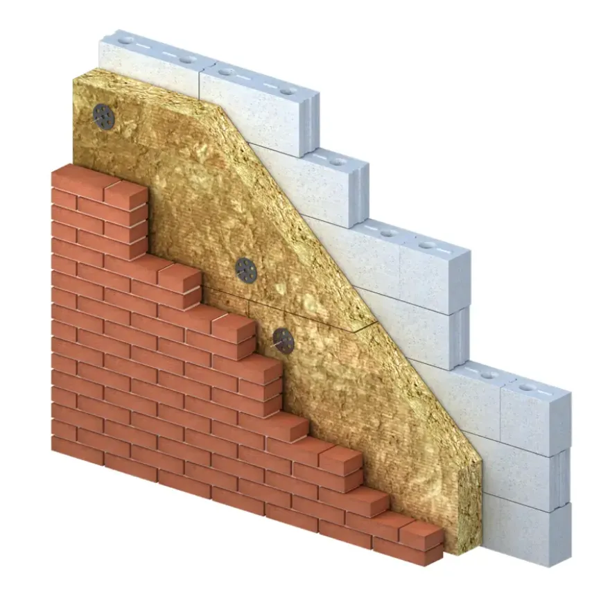 Knauf steenwol isolatieplaten 120x60cm, dikte 16cm (Rd4,55) 2,16m² 3st