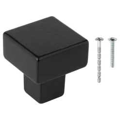 Knop Almar zwart 31mm