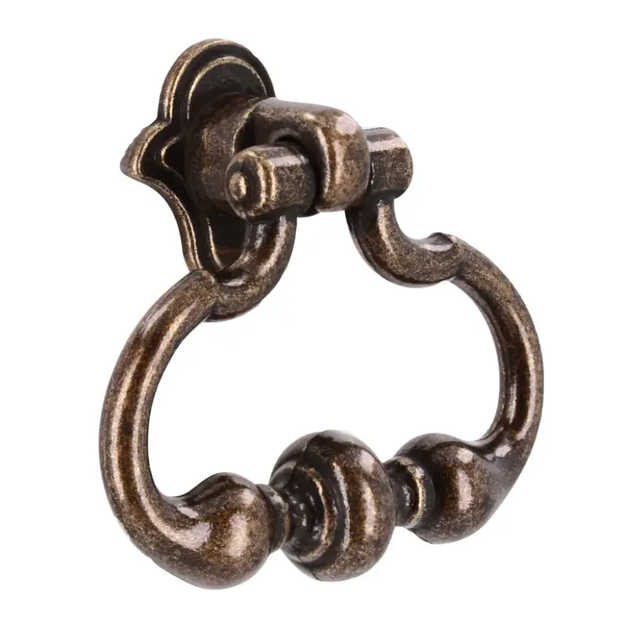 Knop Bea messing antiek 42mm