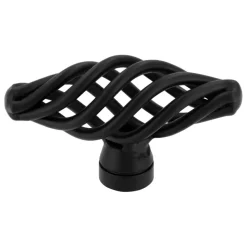 Knop Claire zwart 51mm