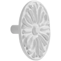 Knop Elian wit 38mm