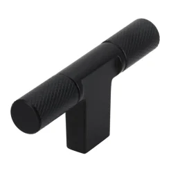 Knop Fez zwart 72 mm