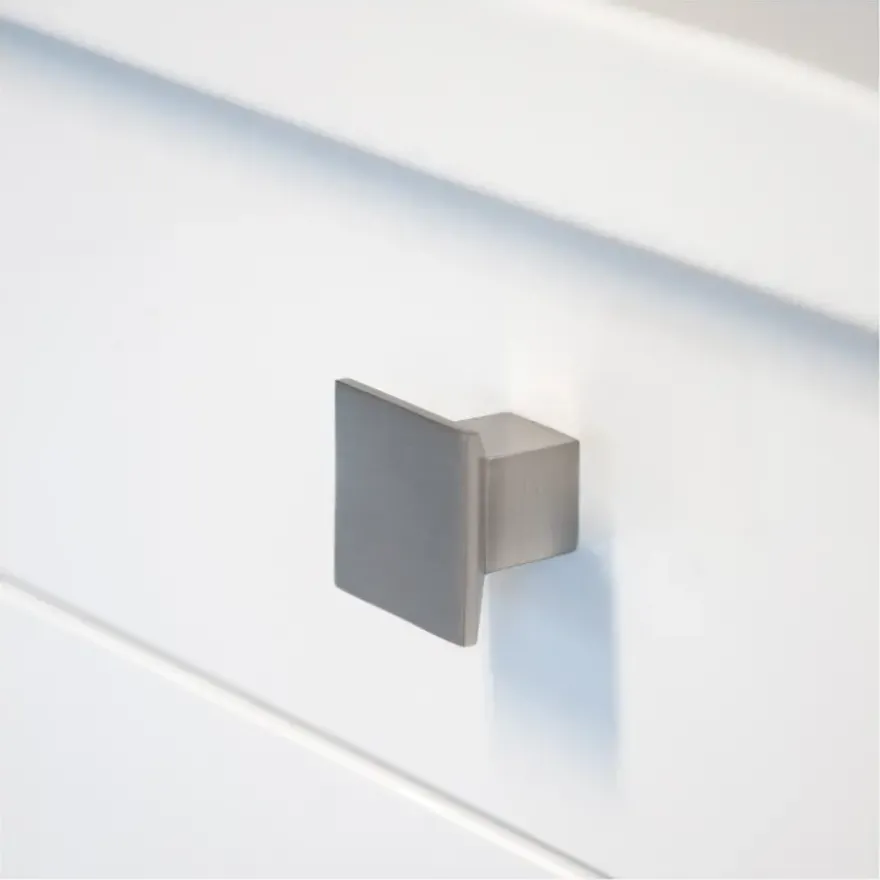 Knop Fien rvs look 36mm