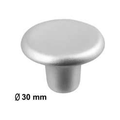 Knop Hetty aluminium 30mm