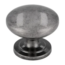 Knop Hilde tin look 32mm