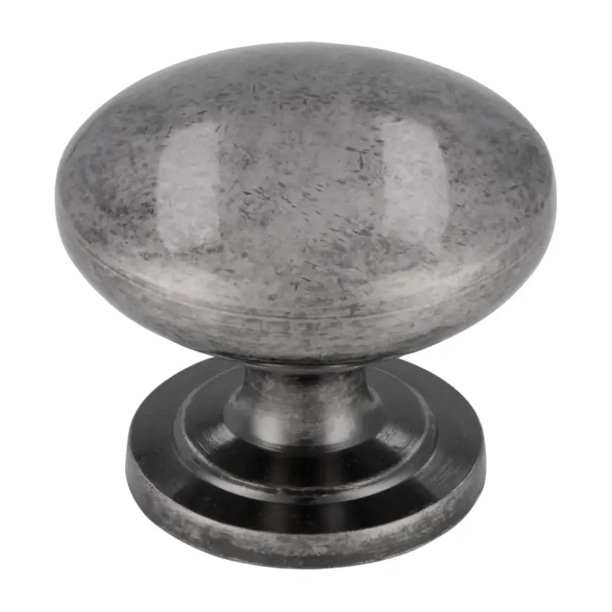 Knop Hilde tin look 32mm