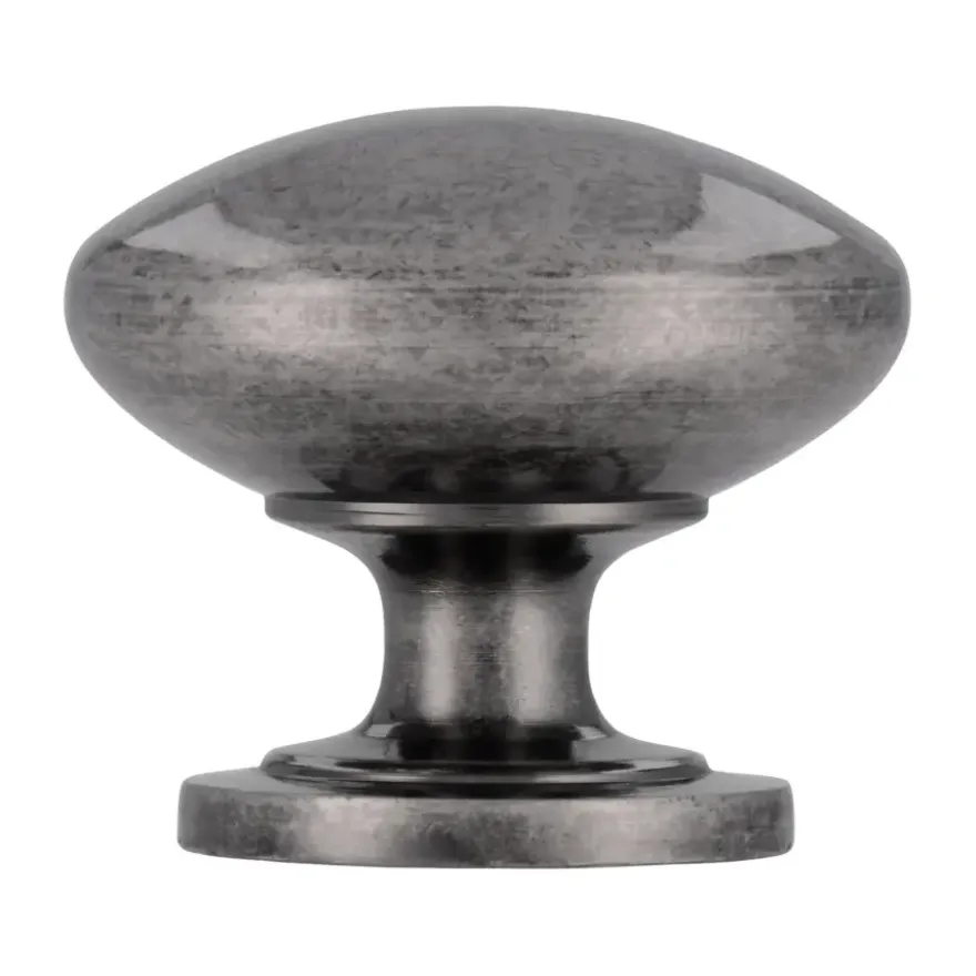 Knop Hilde tin look 32mm