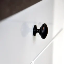 Knop Hilde zwart 32 mm