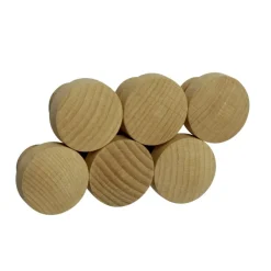 Knop Jasmijn beuken 30mm 6 stuks