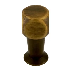 Knop Jelle messing gezwart 10mm