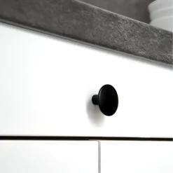 Knop Jelte zwart 30 mm