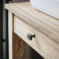 Knop Jort zwart 64mm