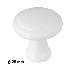 Knop Kay wit 25mm