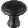 Knop Kay zwart 25mm