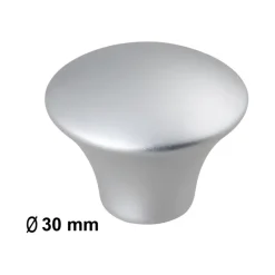 Knop Kitty aluminium 30mm