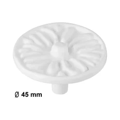 Knop Lyam wit 45mm