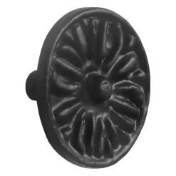 Knop Lyam zwart 45mm