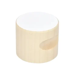 Knop Mats wit 48mm