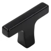 Knop Omer zwart 48mm